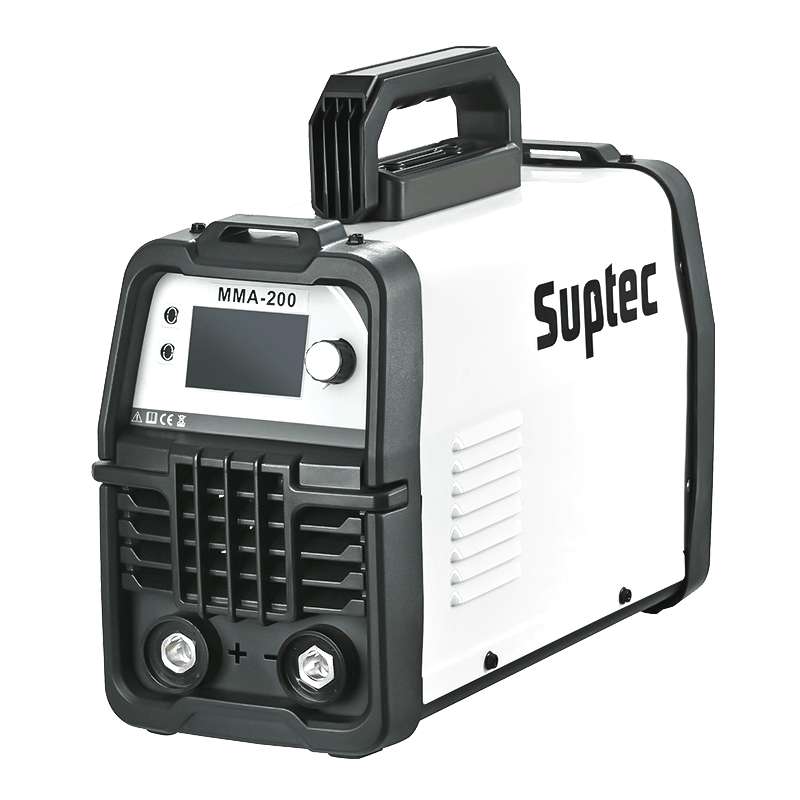 SUPTEC SYNERGIC 200 A STICK WELDER 110/220 V Zweispannungs-MMA-Schweißgerät Digitalanzeige IGB-Wechselrichter Hot Start Lichtbogenkraft Anti-Stick VRD 6-Funktions-Schweißgerät für 5/32 Zoll (4 mm) Schweißstäbe