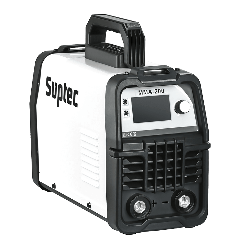 SUPTEC SYNERGIC 200 A STICK WELDER 110/220 V Zweispannungs-MMA-Schweißgerät Digitalanzeige IGB-Wechselrichter Hot Start Lichtbogenkraft Anti-Stick VRD 6-Funktions-Schweißgerät für 5/32 Zoll (4 mm) Schweißstäbe