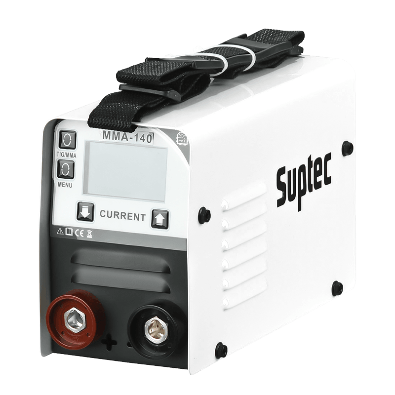 Suptec Schweißer Stabschweißer, 125 A Heißstart-Lichtbogenschweißer, LCD-Digitalanzeige IGBT-Inverter MMA-Schweißer, 110/220 V tragbares Dual-Voltage-Schweißgerät