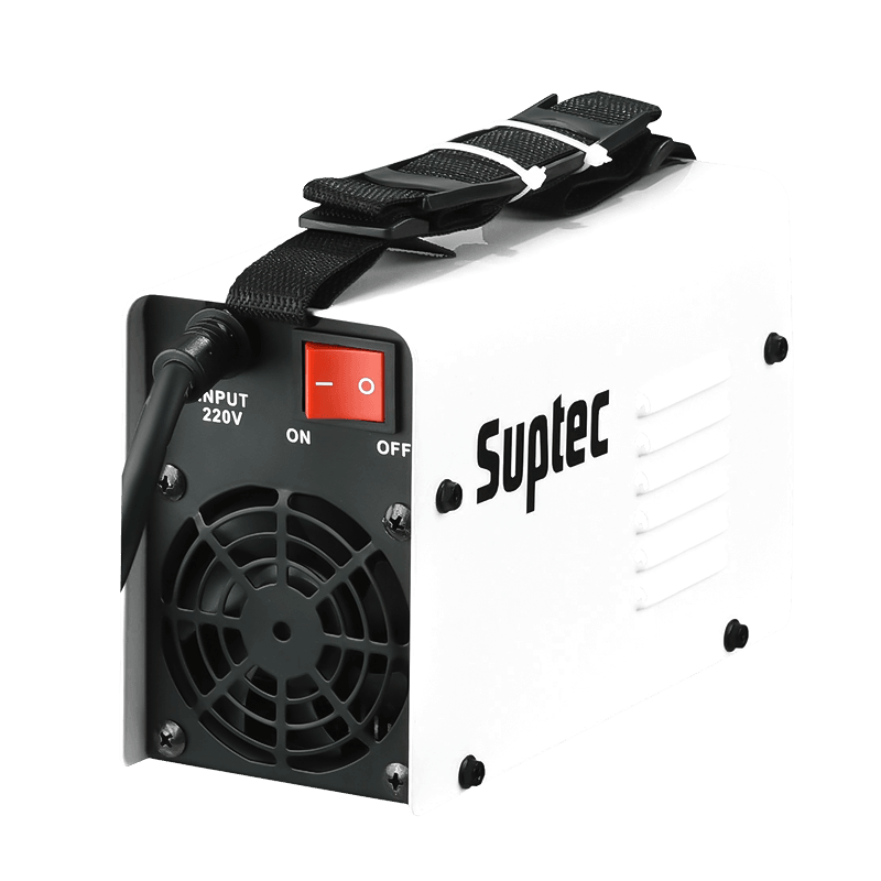 Suptec Schweißer Stabschweißer, 125 A Heißstart-Lichtbogenschweißer, LCD-Digitalanzeige IGBT-Inverter MMA-Schweißer, 110/220 V tragbares Dual-Voltage-Schweißgerät