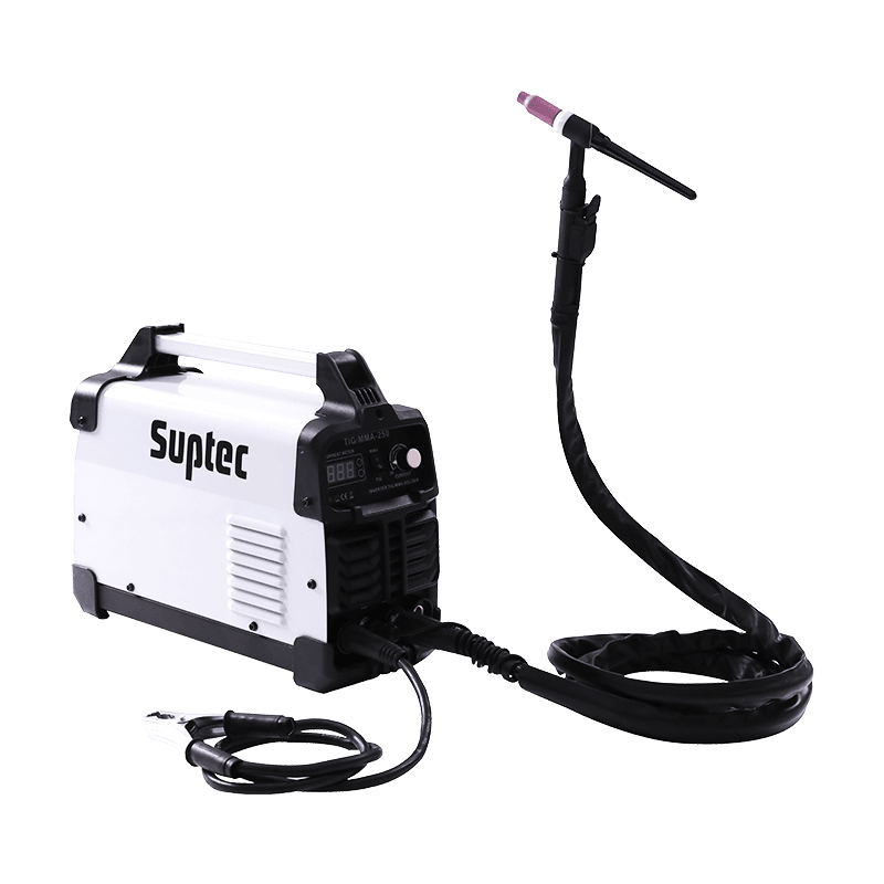 SUPTEC STICK SCHWEIßGERÄT 165AMP/205MP, DIGITALANZEIGE 110/220V DUAL VOLTAGE IGBT INVERTER AC SCHWEIßGERÄT, EINGEBAUTES HOT START ARC FORCE TRAGBARE MMA-SCHWEIßMASCHINE