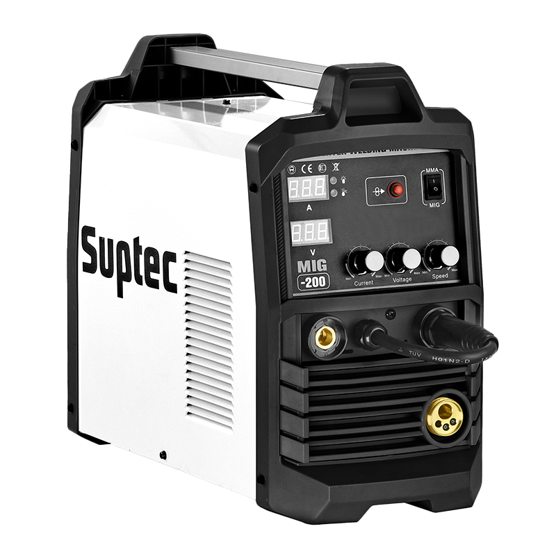 SUPTEC 200 A INVERTER MULTI PROCESS SCHWEIßGERÄT MIT JAHRESGARANTIE, DOPPELSPANNUNG 220 V 110 V MIG/TIG/ARC STICK 3 IN 1 SCHWEISSGERÄT/SCHWEIßGERÄT