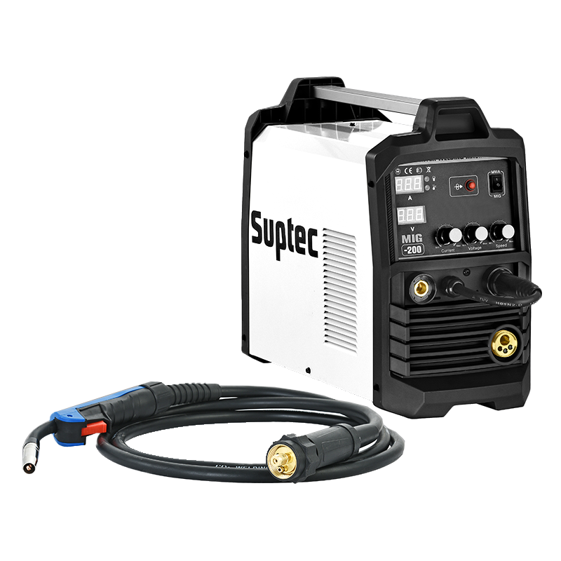 SUPTEC 200 A INVERTER MULTI PROCESS SCHWEIßGERÄT MIT JAHRESGARANTIE, DOPPELSPANNUNG 220 V 110 V MIG/TIG/ARC STICK 3 IN 1 SCHWEISSGERÄT/SCHWEIßGERÄT